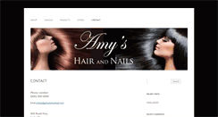 Desktop Screenshot of amyshairandnails.com